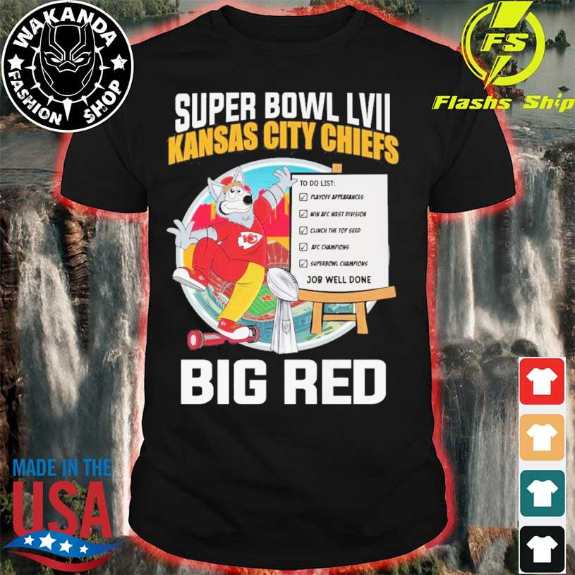 Super Bowl LVII Kansas City Chiefs Big Red T Shirt