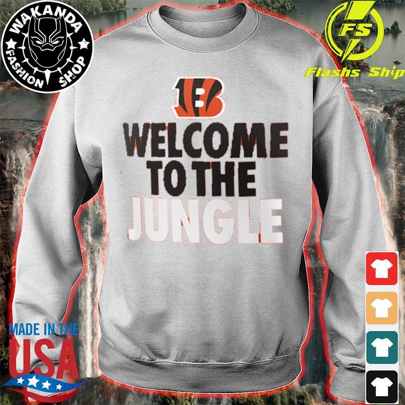 Welcome to the Jungle Cincinnati Bengals nike local essential shirt,  hoodie, sweater, long sleeve and tank top