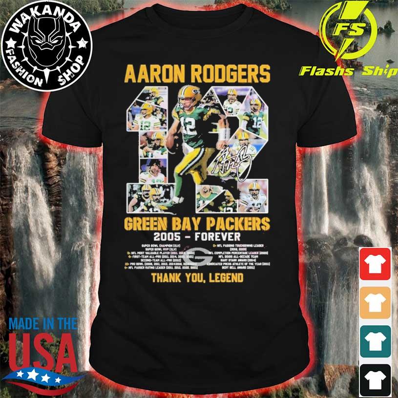 Green Bay Packers Aaron Rodgers signature shirt, hoodie, sweater, long  sleeve and tank top