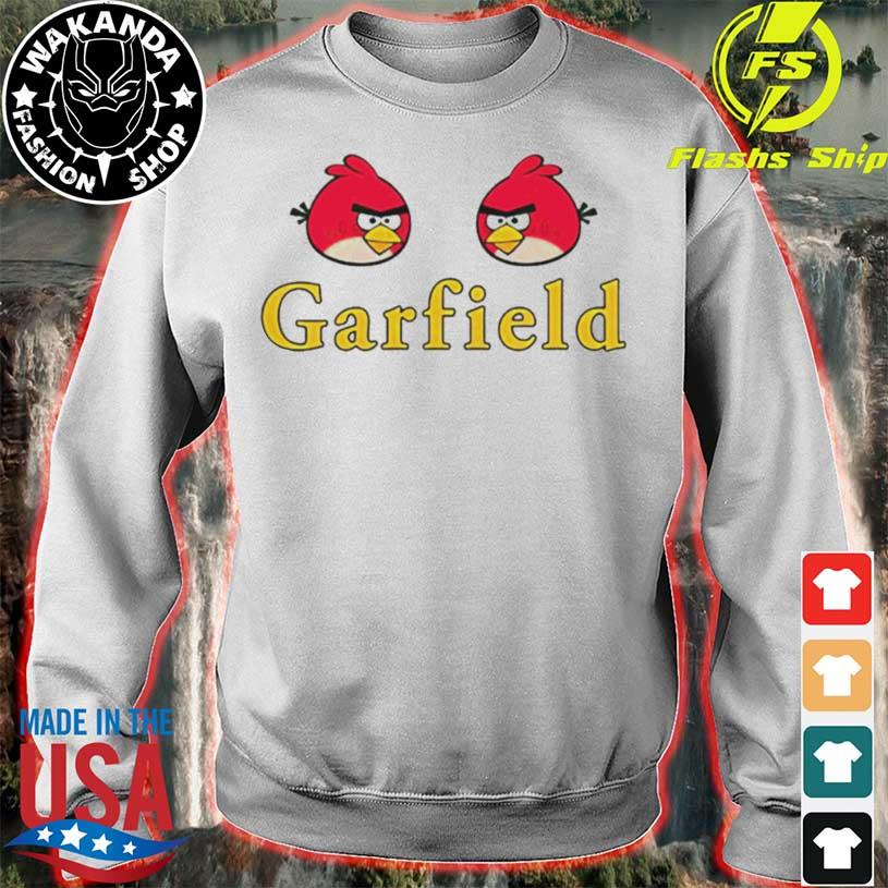 Angry Birds Garfield shirt, hoodie, sweater, long sleeve and tank top