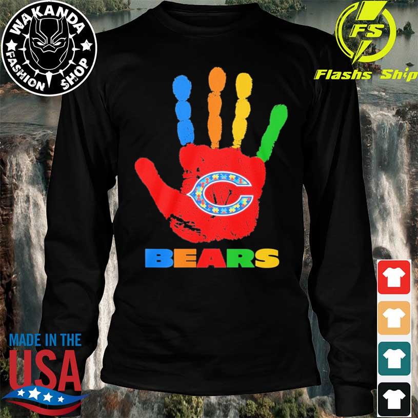 Chicago Bears Hand Autism Shirt, hoodie, sweater, long sleeve and tank top