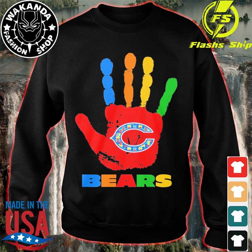 Chicago Bears Hand Autism Shirt, hoodie, sweater, long sleeve and tank top