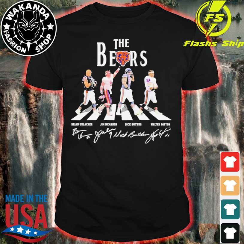 Chicago Bears The Bears Abay Road Brian Urlacher Jim Mcmahon Dick Butkus  Walter Payton Signature 2023 shirt, hoodie, sweater, long sleeve and tank  top