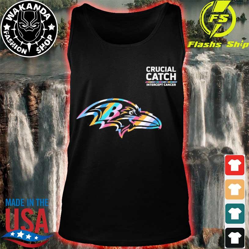 Baltimore Ravens Crucial Catch Intercept cancer 2023 shirt, hoodie,  sweater, long sleeve and tank top