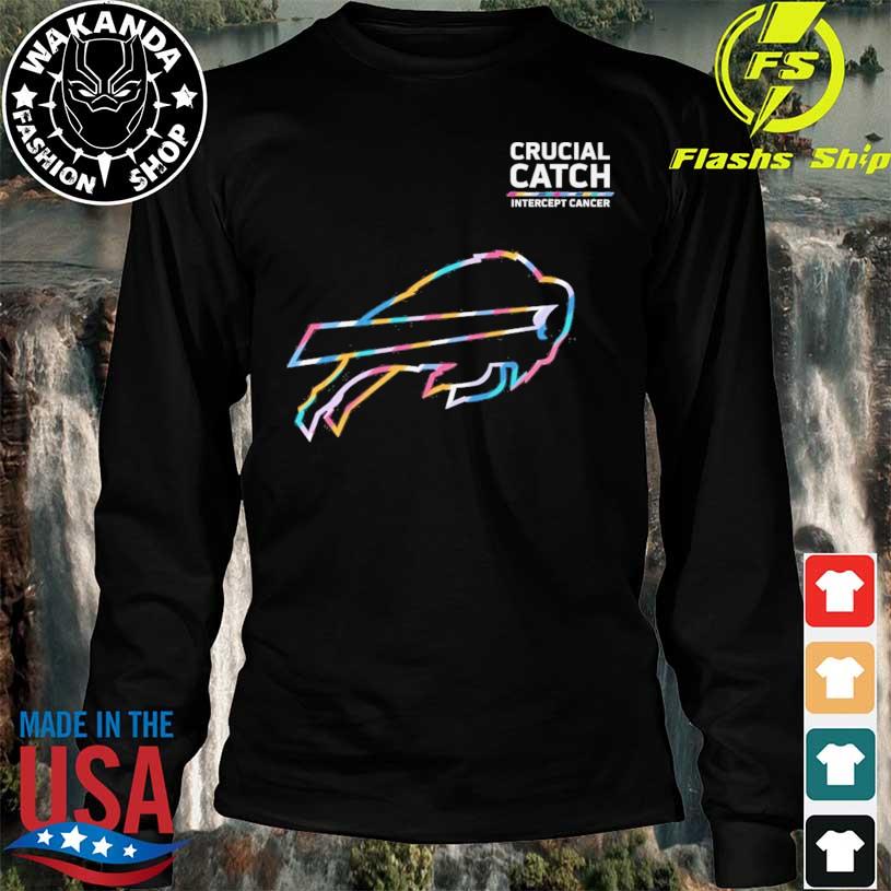 Buffalo Bills 2023 Crucial Catch Intercept Cancer Shirt