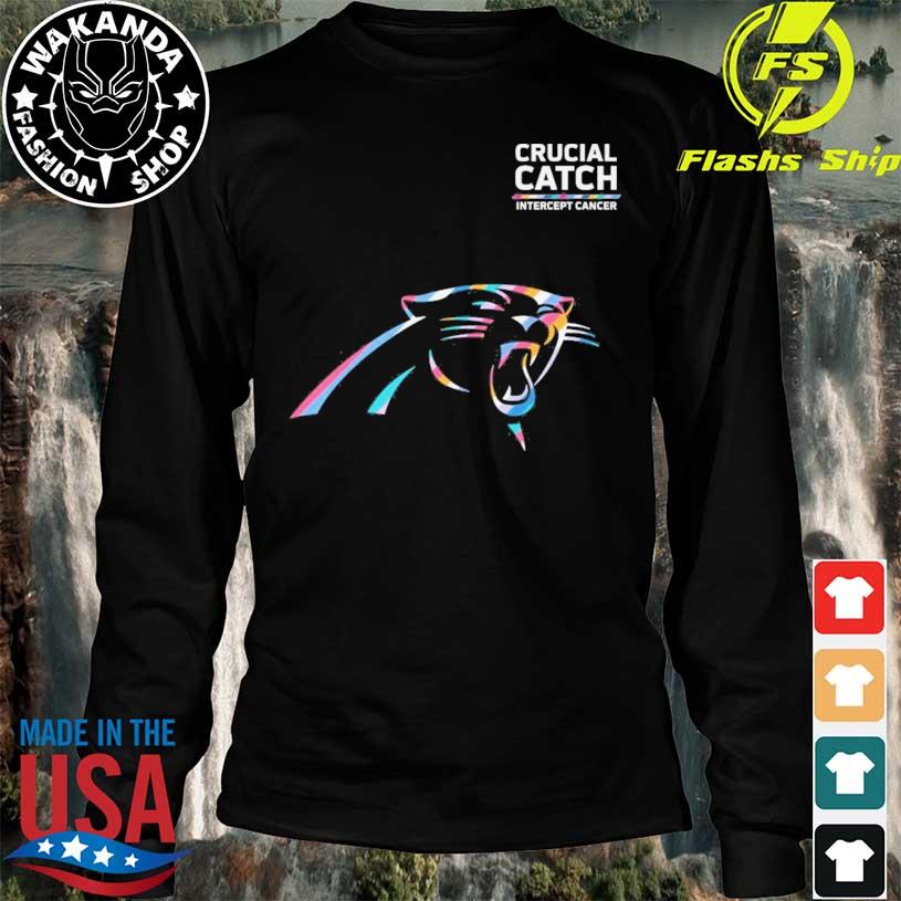 Carolina Panthers Crucial Catch Intercept cancer 2023 shirt