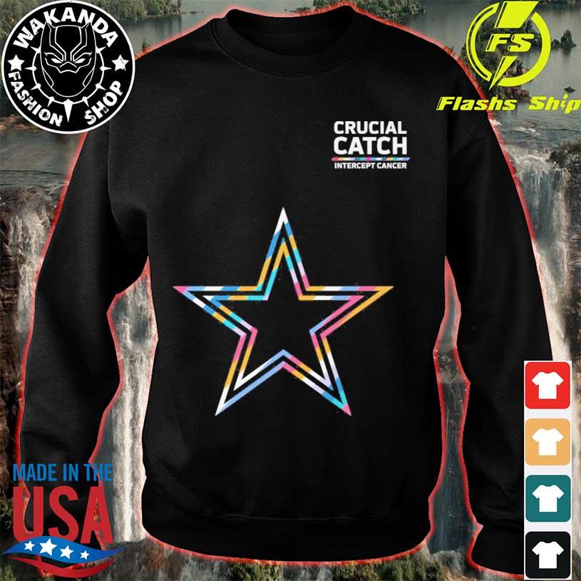 Nfl Intercept Cancer Hoodie Tshirt Sweatshirt 2023 Dallas Cowboys Crucial  Catch Intercept Cancer T Shirt Nfl Crucial Catch Apparel 2023 Mens Womens  Kids NEW, hoodie, sweater, long sleeve and tank top