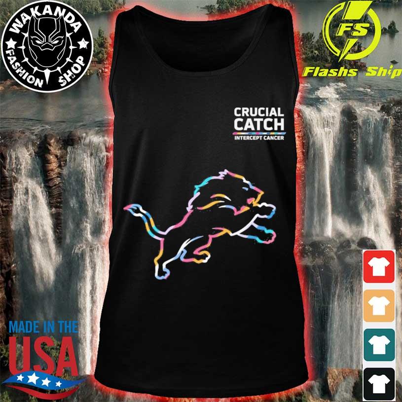 Crucial Catch Intercept Cancer Detroit Lions 2023 shirt, hoodie, sweater  and long sleeve