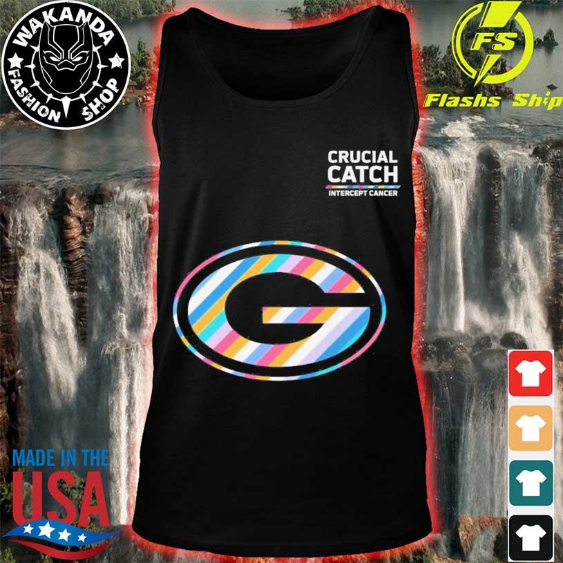 Crucial Catch Intercept Cancer Green Bay Packers 2023 shirt, hoodie,  sweater, long sleeve and tank top