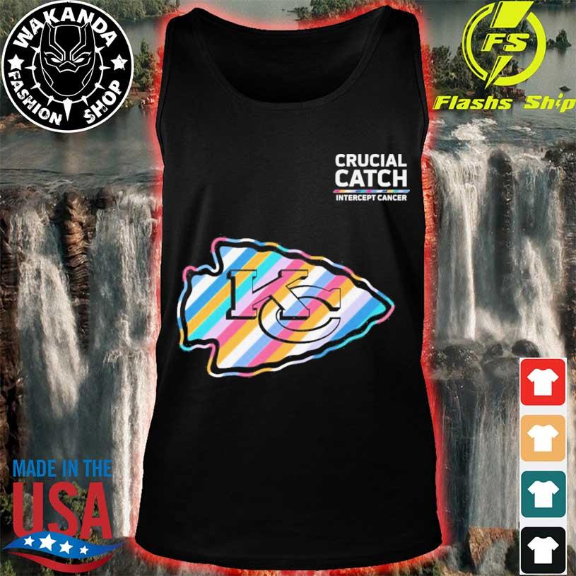 Kansas City Chiefs Crucial Catch Intercept Cancer 2023 Shirt - Freedomdesign