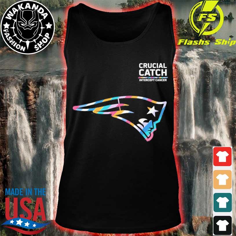 New England Patriots Crucial Catch Intercept Cancer Fight Like A Patriots  shirt, hoodie, sweater, long sleeve and tank top