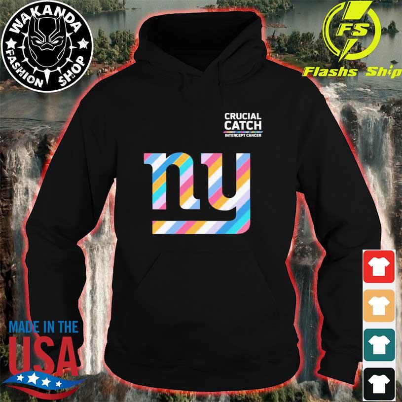 New York Giants Crucial Catch Intercept cancer 2023 shirt, hoodie, sweater,  long sleeve and tank top