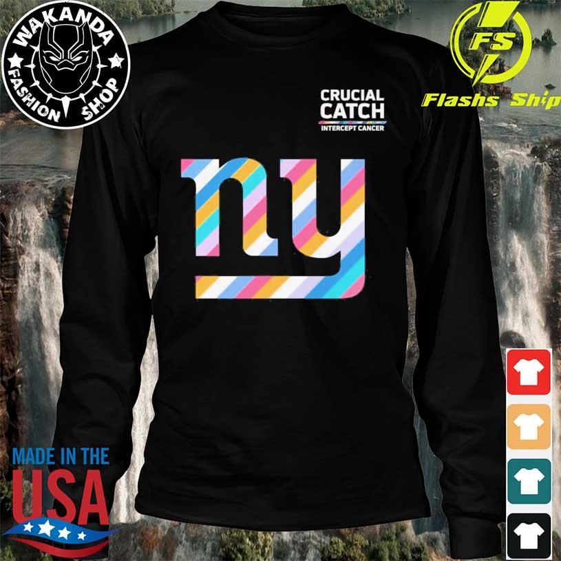 New York Giants Crucial Catch Intercept Cancer shirt, hoodie