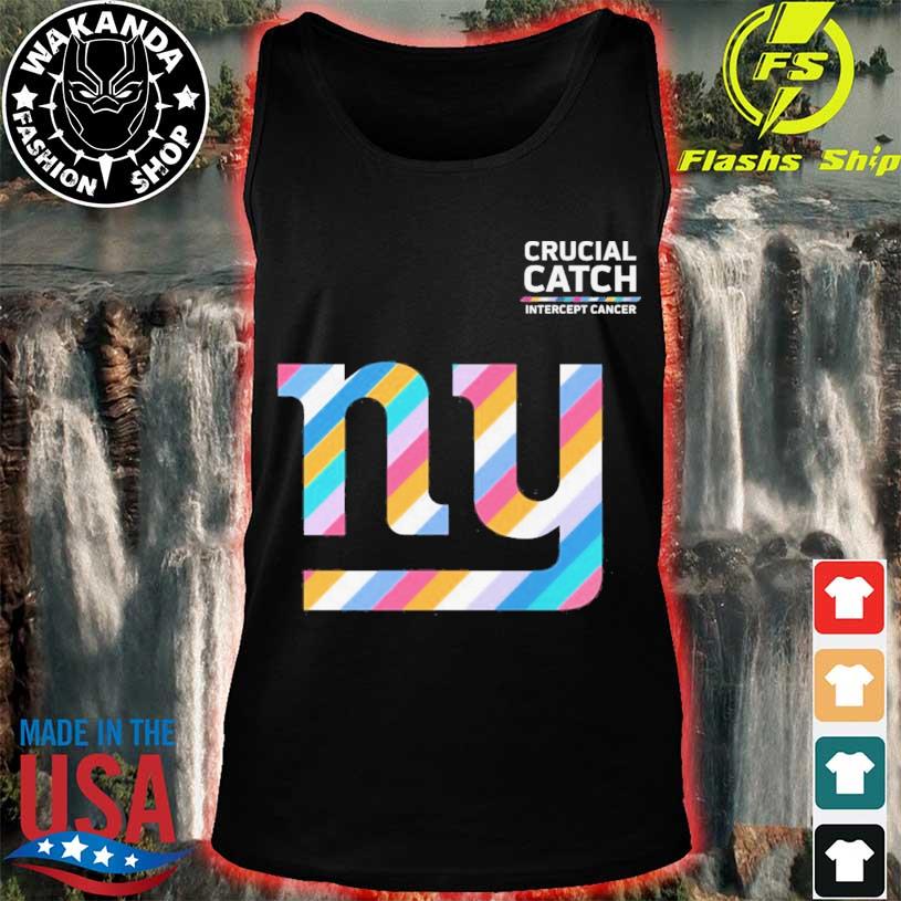 New York Giants Crucial Catch intercept cancer shirt, hoodie, sweater, long  sleeve and tank top