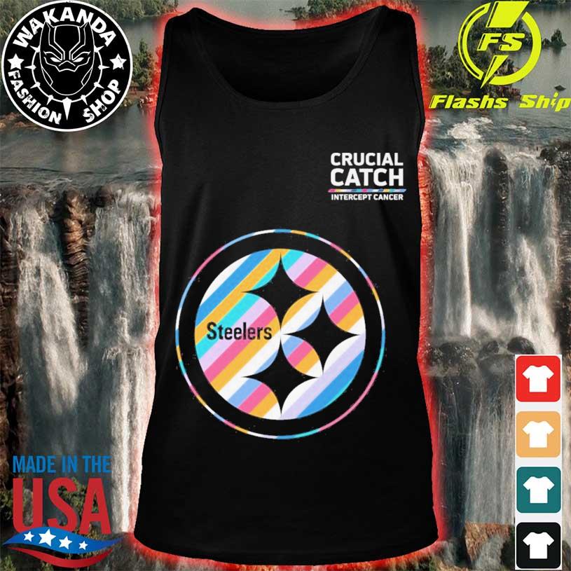 Crucial Catch Intercept Cancer Pittsburgh Steelers 2023 shirt, hoodie,  sweater, long sleeve and tank top