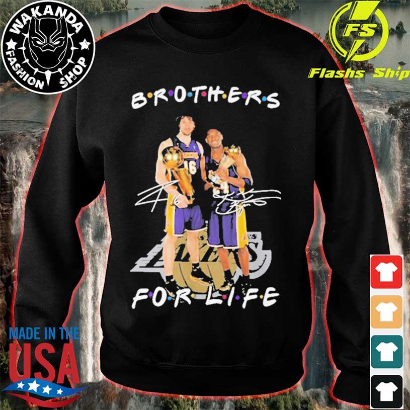 Los Lakers Brothers Signature For Life Shirt, hoodie, longsleeve,  sweatshirt, v-neck tee