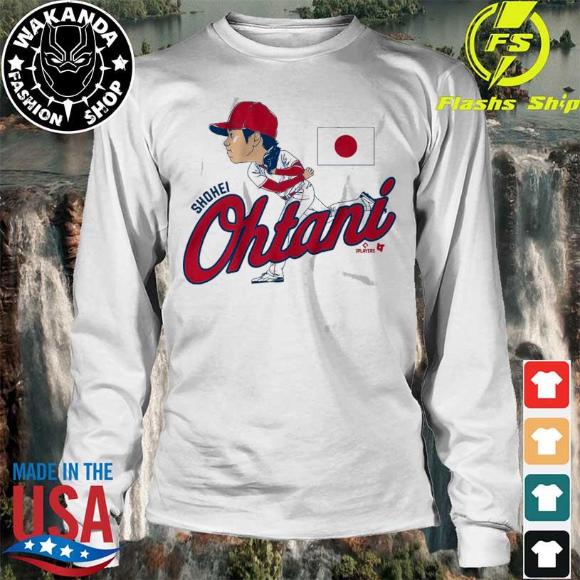 Shohei Ohtani Japan Caricature Long Sleeve Shirt - WBMTEE