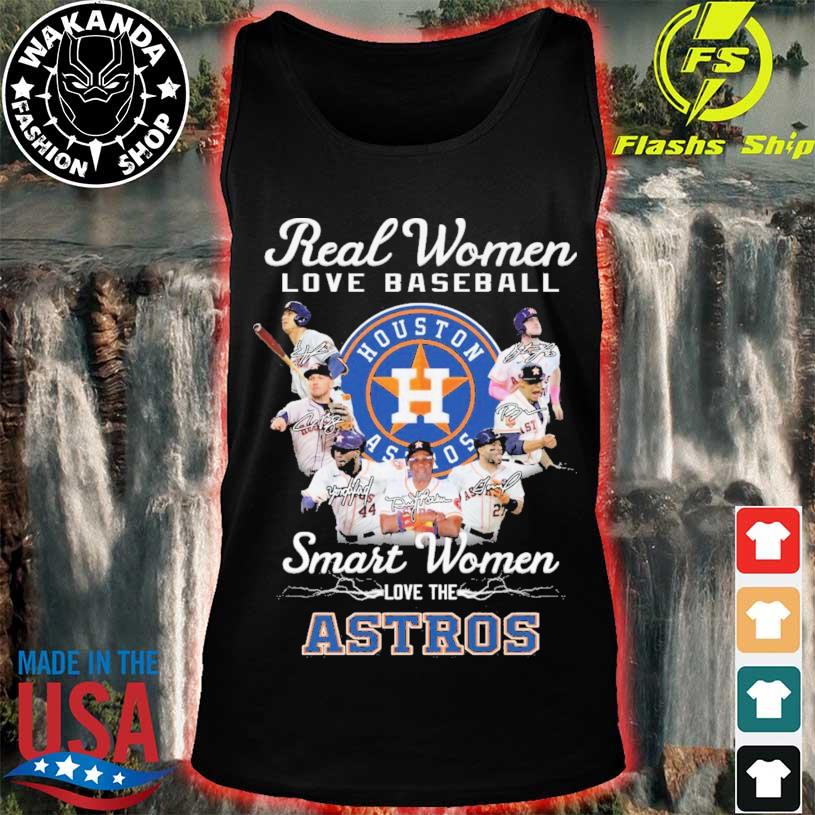 Real women love baseball smart women love the Astros 2023 shirt