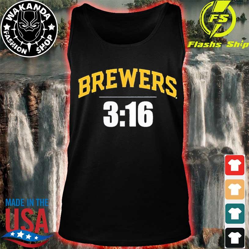 Stone Cold Steve Austin Milwaukee Brewers Fanatics Branded 3:16 T-shirt -  Shibtee Clothing