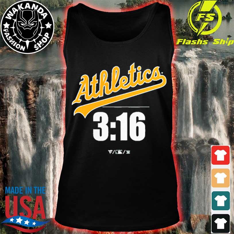 Stone Cold Steve Austin Oakland Athletics Fanatics Branded 3:16 T-shirt