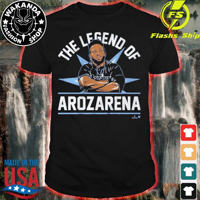 The legend of randy arozarena shirt, hoodie, sweater, long sleeve and tank  top