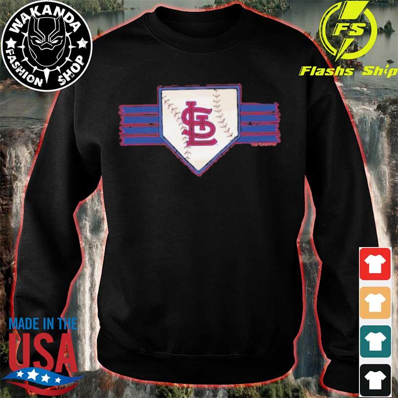 Tiny Turnip St Louis Cardinals Infant Red Base Stripe shirt, hoodie,  sweater, long sleeve and tank top