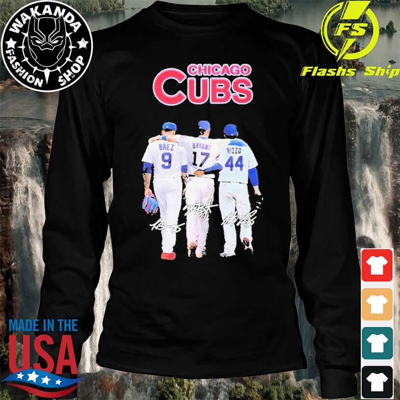 Chicago Cubs Javier Baez Kris Bryant And Anthony Rizzo Signatures shirt,  hoodie, sweater, long sleeve and tank top