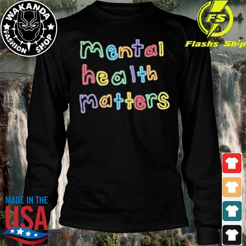 Mental Health Matters T-Shirt - Pepper | Happiness Project Large