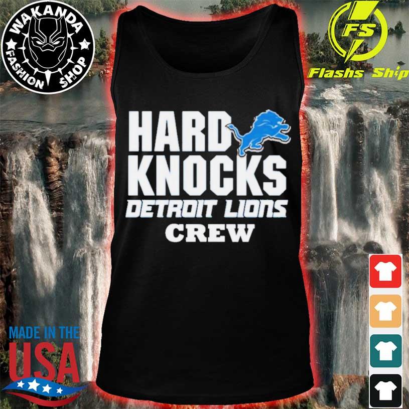 Hard Knocks Detroit Lions Crew T-Shirt, Custom prints store