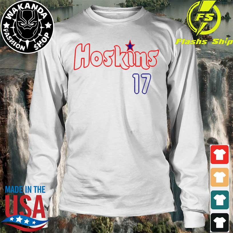 Original hoskins 17 Philadelphia Phillies shirt, hoodie, sweater, long  sleeve and tank top