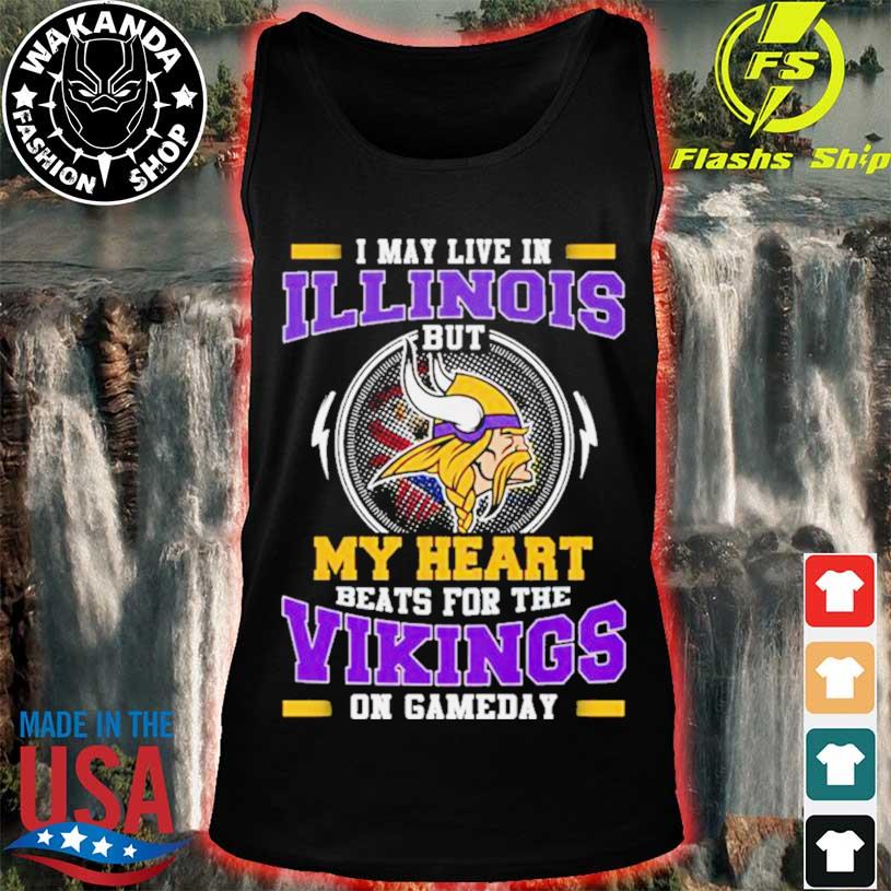 Official I May Live In Illinois But On Game Day My Heart