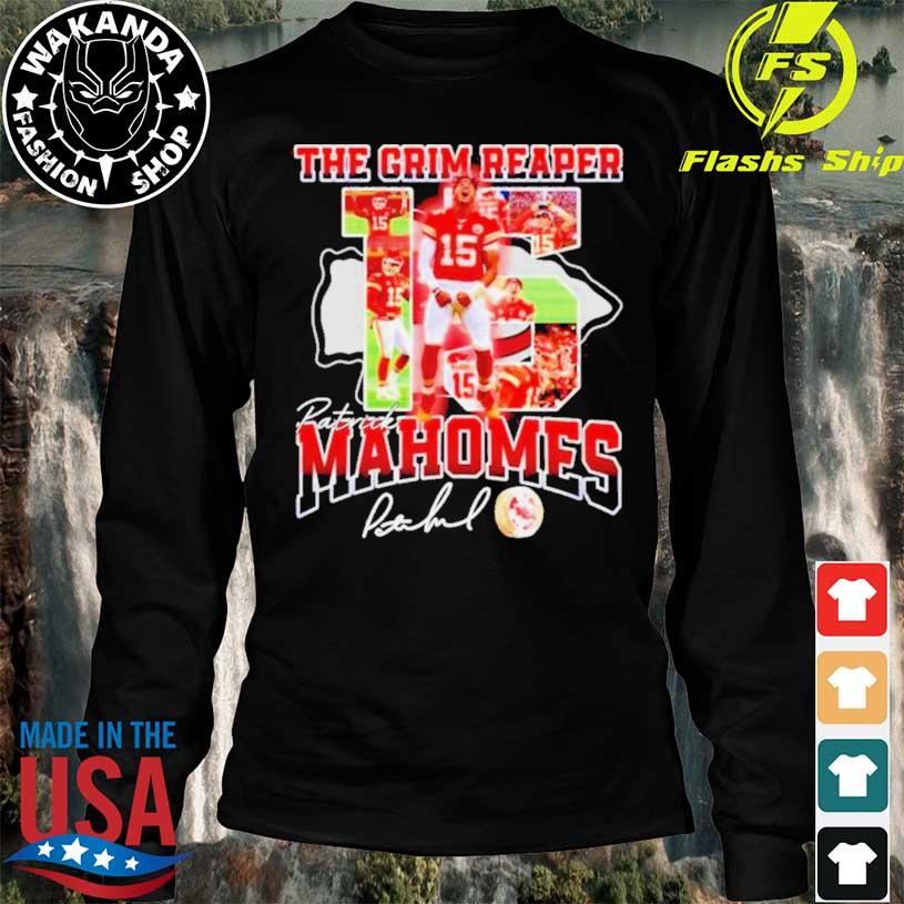 The Grim Reaper Patrick Mahomes Kc Chiefs Signature Shirt