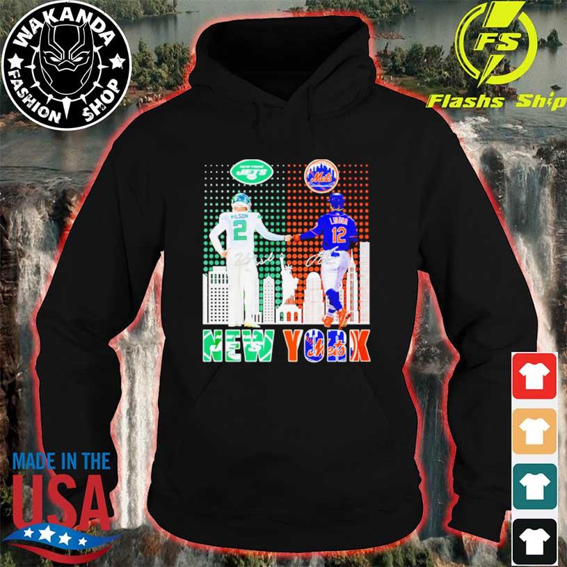 Official zach Wilson New York Jets and Francisco Lindor New York Mets  signature shirt, hoodie, sweater, long sleeve and tank top