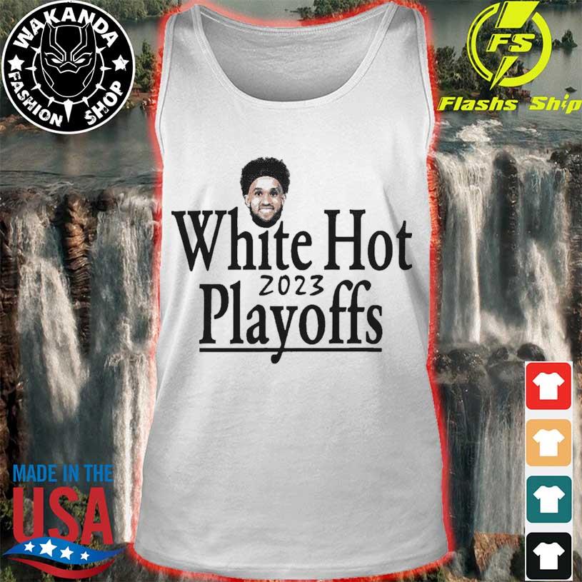 Derrick White Miami Heat White Hot 2023 NBA Playoffs shirt, hoodie, sweater  and long sleeve