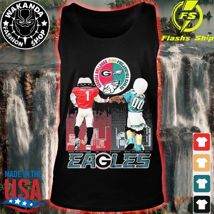 GeorgiaEagles Philadelphia Eagles And Georgia Bulldogs Shirt