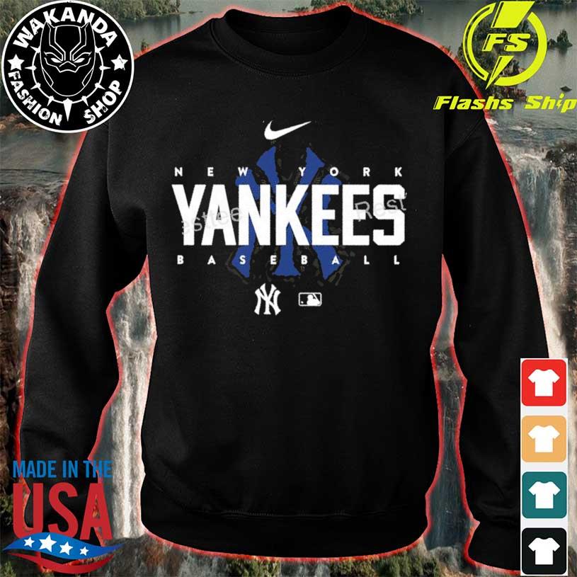 New York Yankee Logo Shirt, Trendy Baseball Unisex Hoodie Long Sleeve