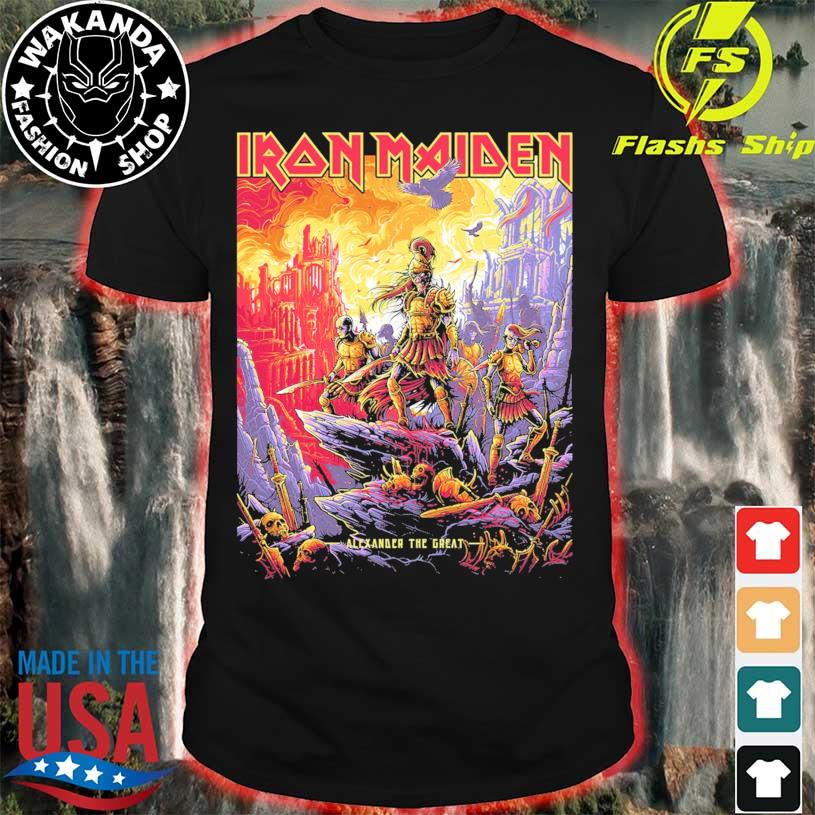Iron maiden alexander the great hell on earth 2023 tour new shirt, hoodie,  sweater, long sleeve and tank top