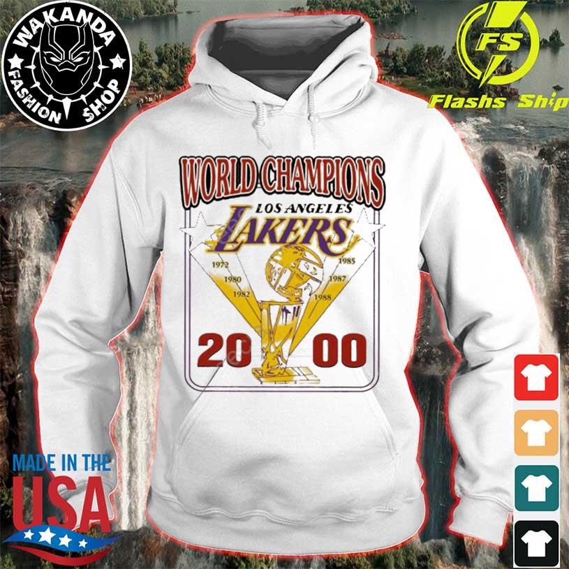 World Champions Los Angeles Lakers 2000 shirt, hoodie, sweater