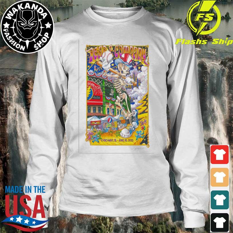 Dead & Company June 10, 2023 Wrigley Field, Chicago, IL Poster shirt, hoodie,  longsleeve, sweatshirt, v-neck tee