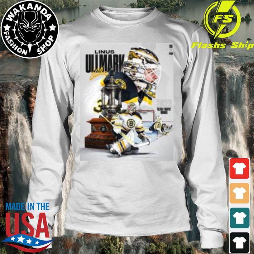 Official Linus Ullmark Boston Bruins 2023 Vezina Trophy Winner T-Shirt,  hoodie, longsleeve, sweatshirt, v-neck tee