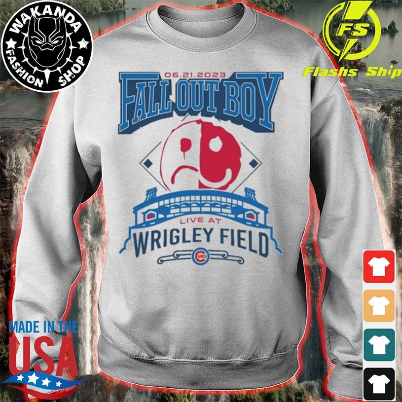 Fall Out Boy Unisex Wrigley Field Tour Pullover Sweatshirt - White