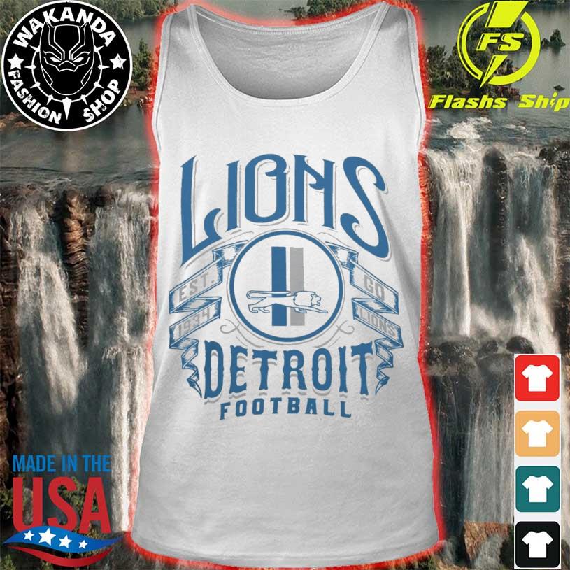 Nfl X Darius Rucker Collection Detroit Lions Vintage Football Shirt