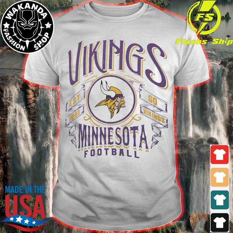 Nfl X Darius Rucker Collection Minnesota Vikings Vintage Football Shirt