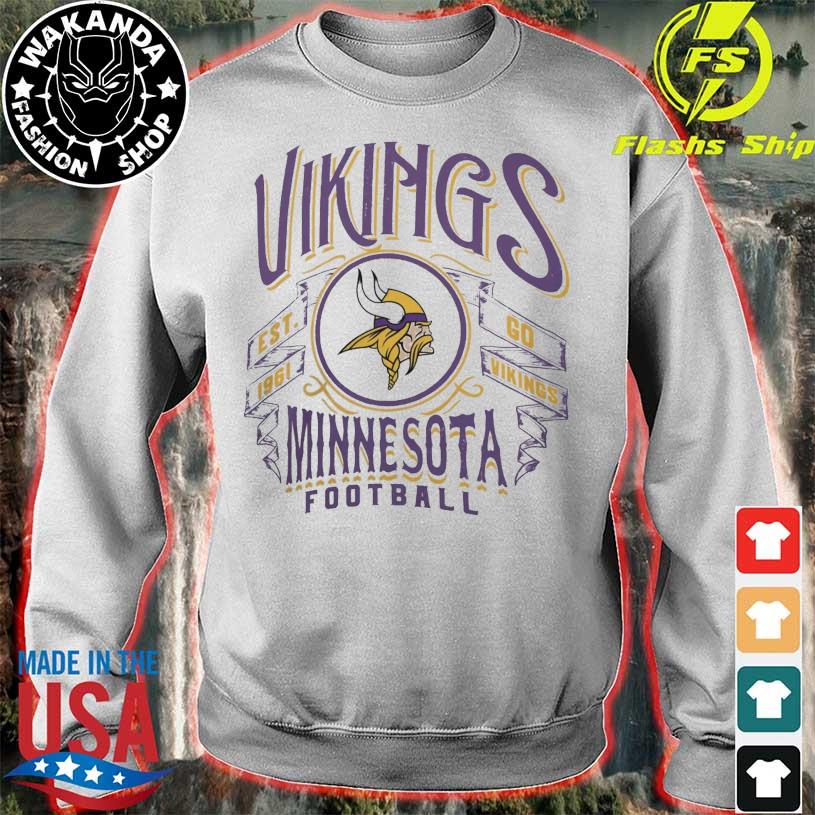 Nfl X Darius Rucker Collection Minnesota Vikings Vintage Football Shirt