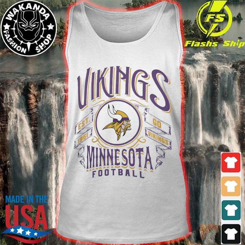 Nfl X Darius Rucker Collection Minnesota Vikings Vintage Football Shirt