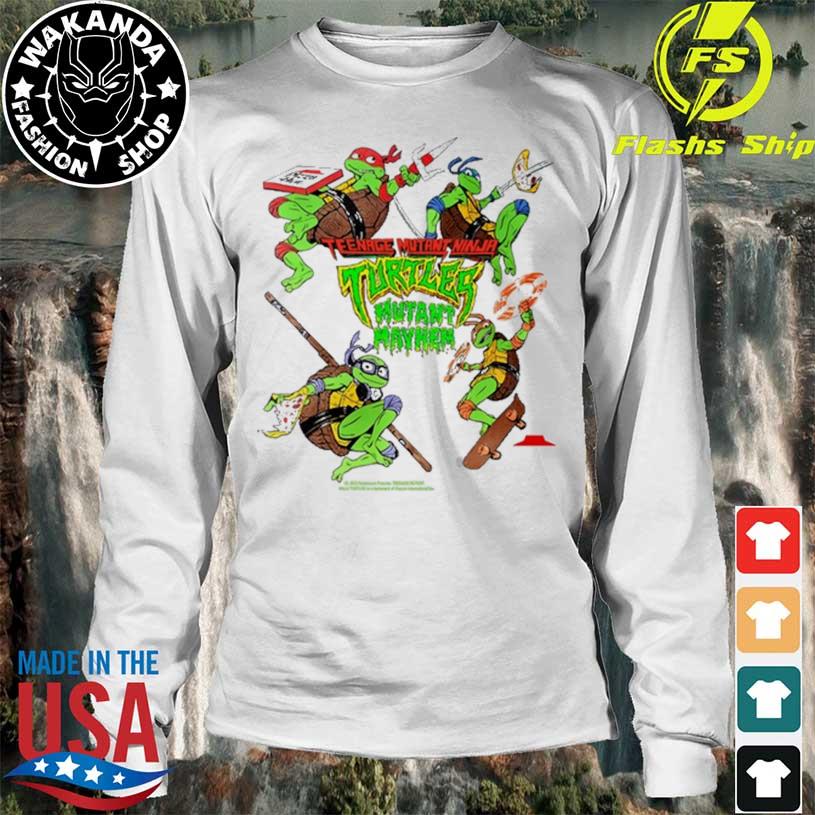 Teenage mutant ninja turtles mutant mayhem black design shirt, hoodie,  sweater, long sleeve and tank top