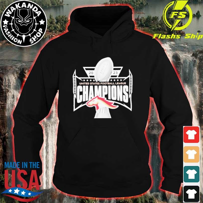 Birmingham Stallions United States football league 2023 Usfl Champions team  shirt, hoodie, sweater, long sleeve and tank top