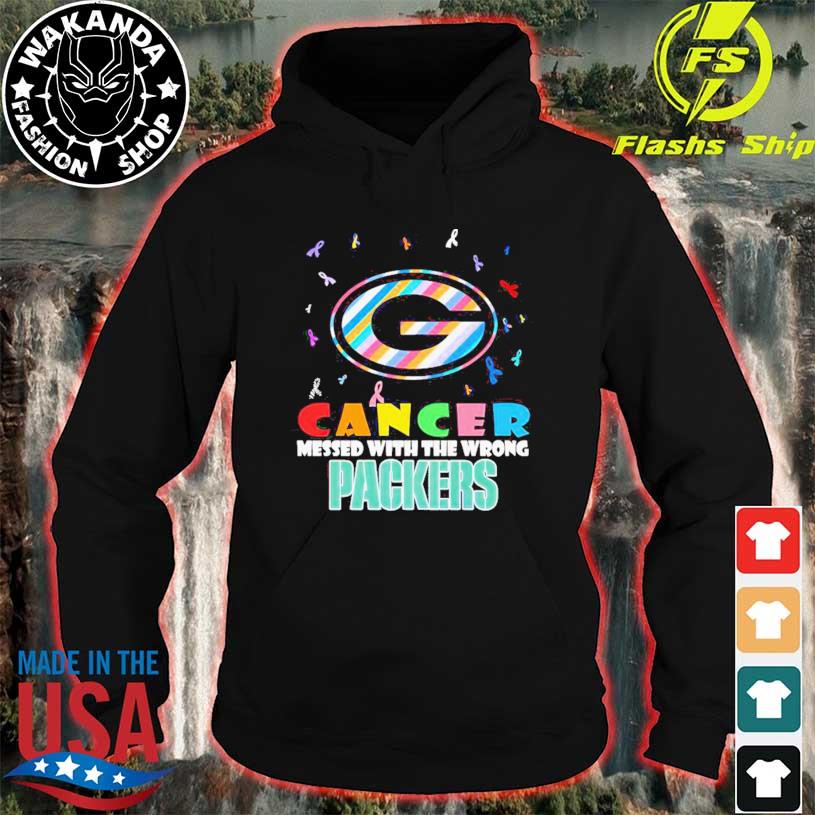 Green Bay Packers Cancer Messed With The Wrong Packers 2023 Shirt