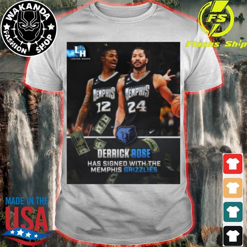 Derrick Rose 2023 Memphis Grizzlies Jersey Inspired T-Shirt