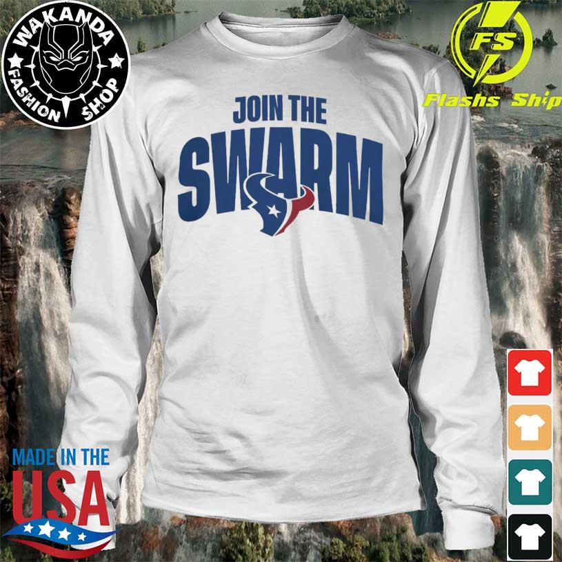 Awesome join The Swarm Houston Texans shirt, hoodie, sweater, long sleeve  and tank top